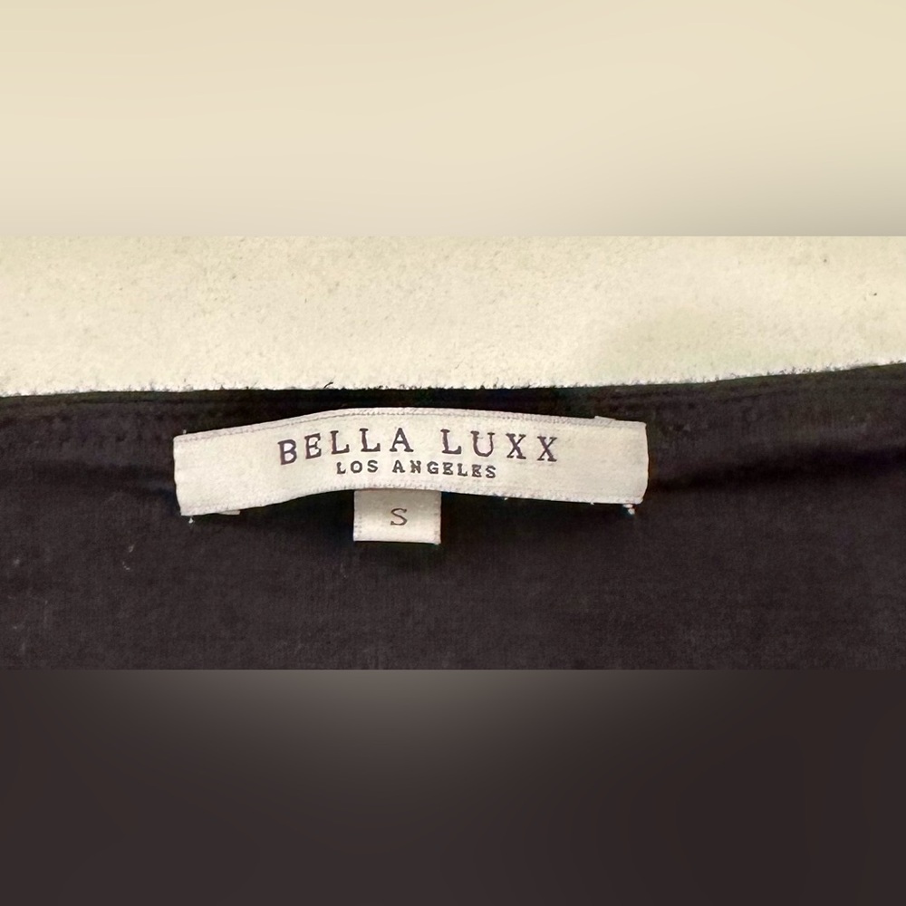 Bella Luxx Los Angeles, Versatile Black Ruched Garment/Mini-Skirt/Tube Top EUC S - Picture 13 of 16
